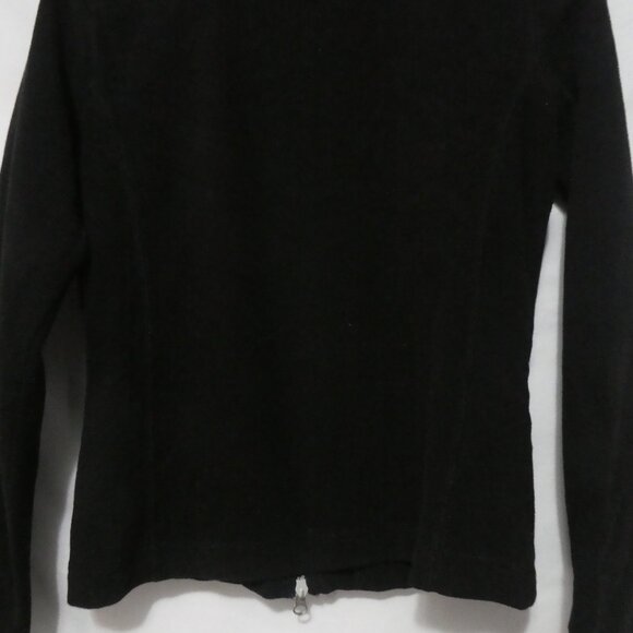 JACOB CONNECTION | medium | Black Zip-Up Lightweight Fleece Jacket - Picture 14 of 15